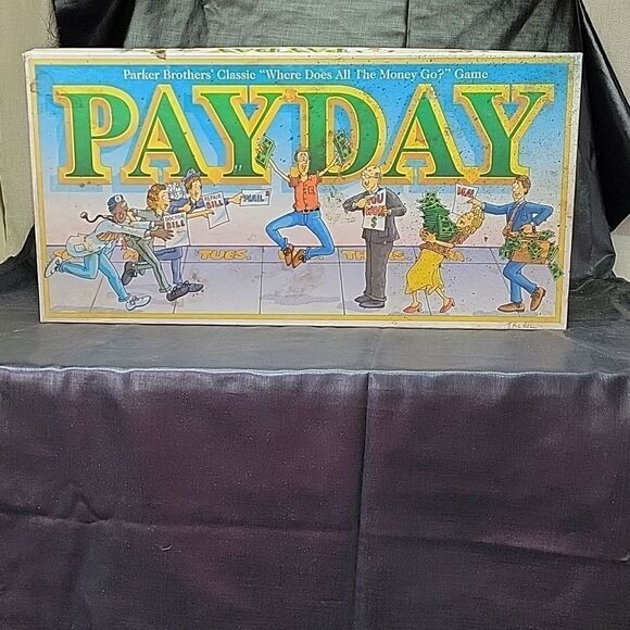 Vintage 1994 Payday Board Game Parker Brothers Complete - Picture 1 of 13